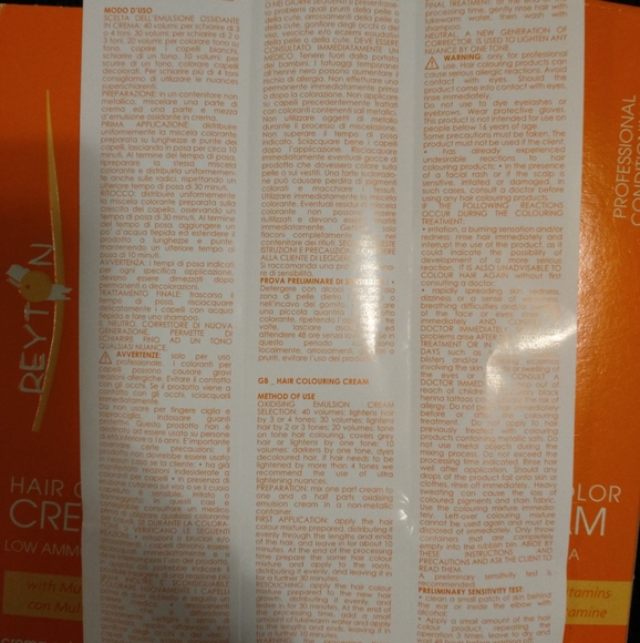 4/$25- Reyton Ash Blonde Hair Colour Cream - Picture 5 of 7